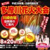 二子玉川花火大会2016は8月20日開催！穴場スポット！